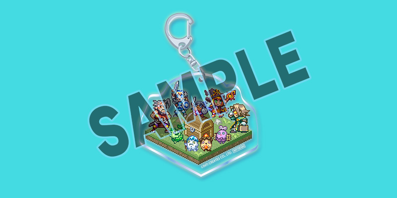 ③모험가 집합 아크릴 키 홀더